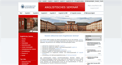 Desktop Screenshot of anglistik.uni-mannheim.de