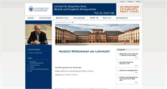 Desktop Screenshot of falk.jura.uni-mannheim.de