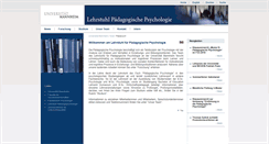Desktop Screenshot of paed-psych.uni-mannheim.de