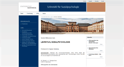 Desktop Screenshot of lssozpsych.sowi.uni-mannheim.de