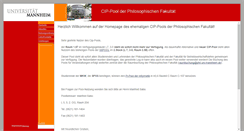 Desktop Screenshot of cip.phil.uni-mannheim.de