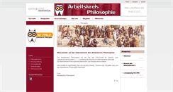 Desktop Screenshot of ak-phil.uni-mannheim.de