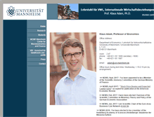 Tablet Screenshot of adam.vwl.uni-mannheim.de