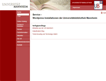 Tablet Screenshot of blog.bib.uni-mannheim.de