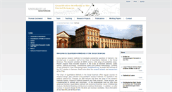 Desktop Screenshot of methods.sowi.uni-mannheim.de