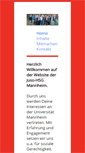 Mobile Screenshot of jusos.uni-mannheim.de