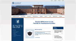 Desktop Screenshot of home.sowi.uni-mannheim.de